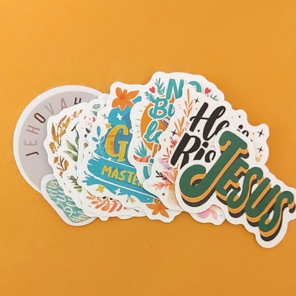 Jesus Stickers Assorted Set of 10
